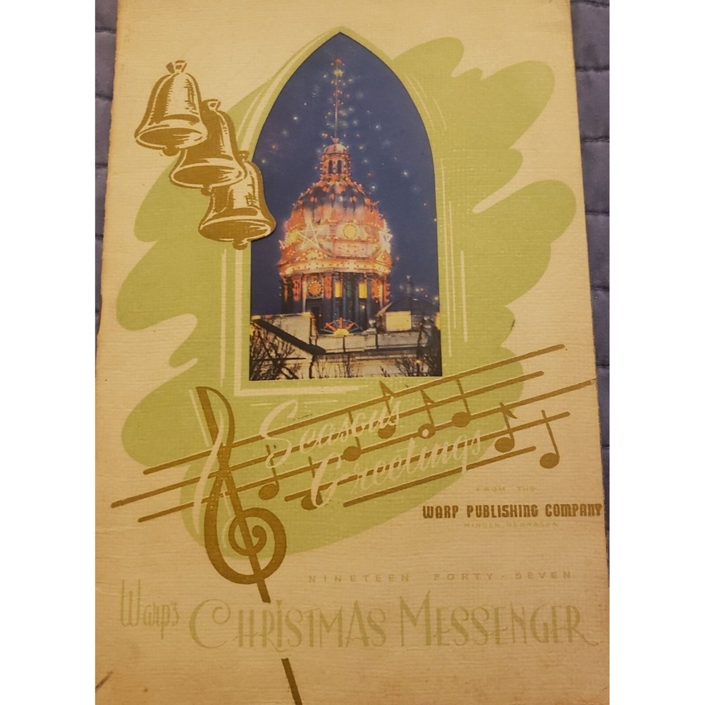 Warp's Christmas Messenger 1947 Vintage Holiday Catalog